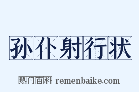 孙仆射行状是什么意思的图片